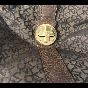 DKNY brown bag almost New